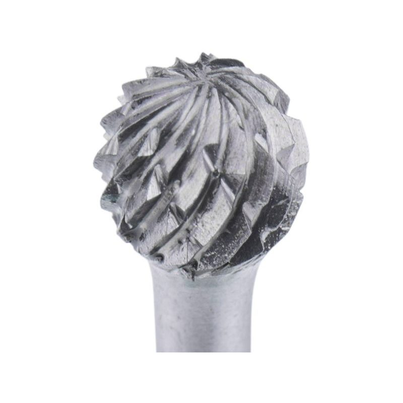 EXTOL INDUSTRIAL FRÉZA KARBIDOVÁ, KULOVÁ, ⌀6MM, ⌀STOPKY 3MM, SEK STŘEDNÍ (DOUBLE-CUT), 8703833 - STOPKOVÉ FRÉZKY - PŘÍSLUŠENSTVÍ