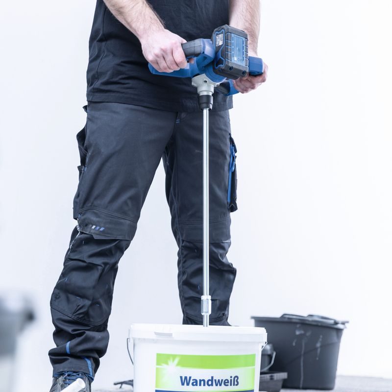 SCHEPPACH BC-PMX100-X-SET L 20 V IXES AKU MÍCHADLO STAVEBNÍCH MATERIÁLŮ + 4AH BATERIE + NABÍJEČKA 2,4 A - AKU SPECIALITY - AKU NÁŘADÍ