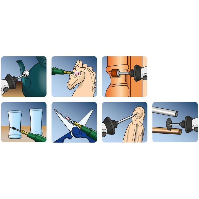 EXTOL CRAFT NÁSTAVCE NA PŘÍMOU BRUSKU, SADA 100KS, 73410 - K PŘÍMÝM BRUSKÁM - PŘÍSLUŠENSTVÍ