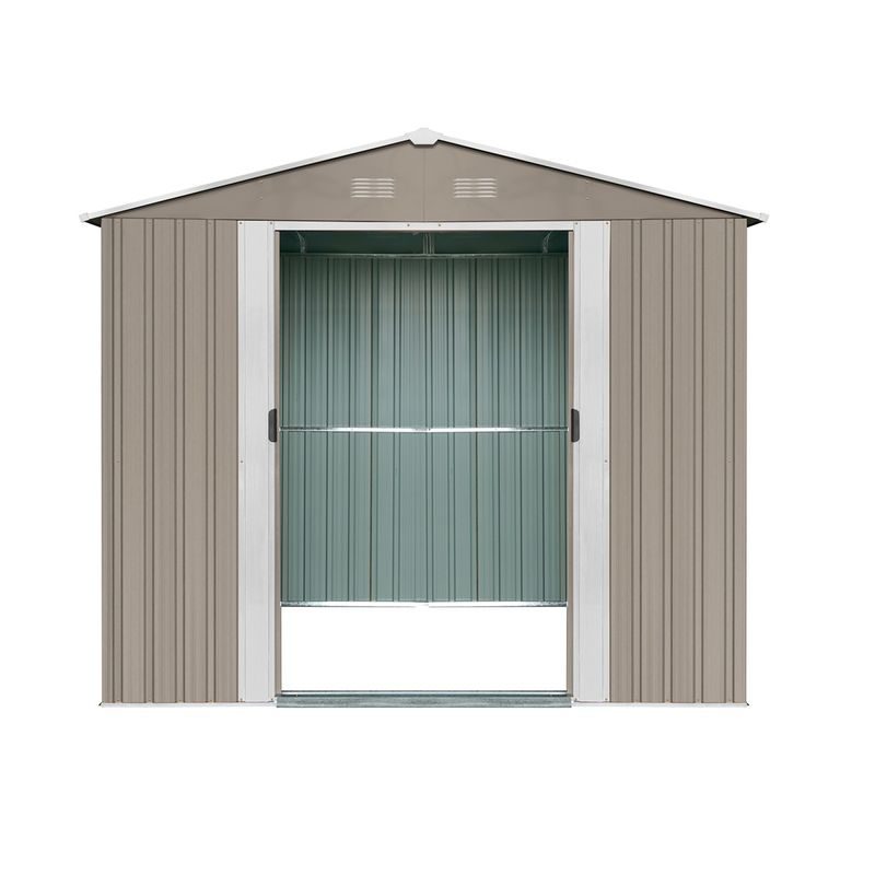 RIWALL PRO RMSA 6X8 BROWN ZAHRADNÍ DOMEK KOVOVÝ 2,4 X 1,7 M SE SEDLOVOU STŘECHOU HNĚDÝ - ZAHRADNÍ DOMKY - DŮM A DOMÁCNOST, ELEKTRO..