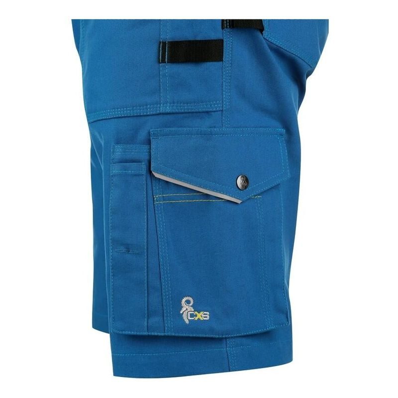 KRAŤASY CXS STRETCH, PÁNSKÉ, STŘEDNĚ MODRÉ-ČERNÉ, VEL. 62 - PRACOVNÍ KALHOTY - PŘÍSLUŠENSTVÍ