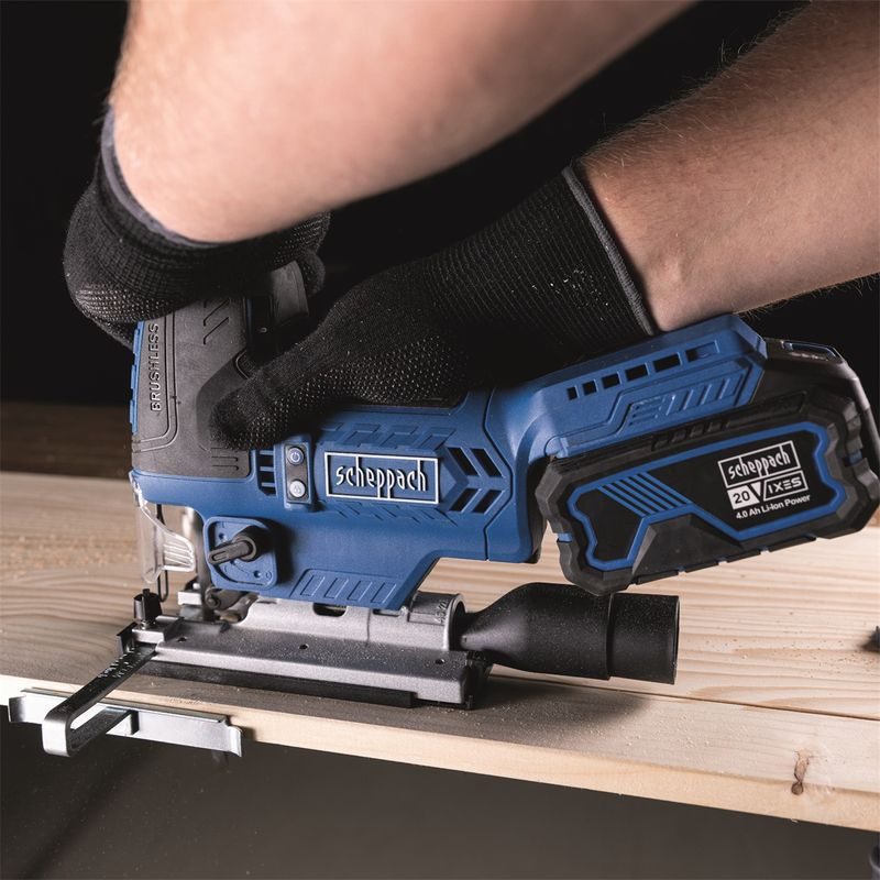 SCHEPPACH BC-JS254-X 20 V IXES AKU PŘÍMOČARÁ PILA (BEZ BATERIE A NABÍJEČKY) - AKU PŘÍMOČARÉ PILY - AKU NÁŘADÍ
