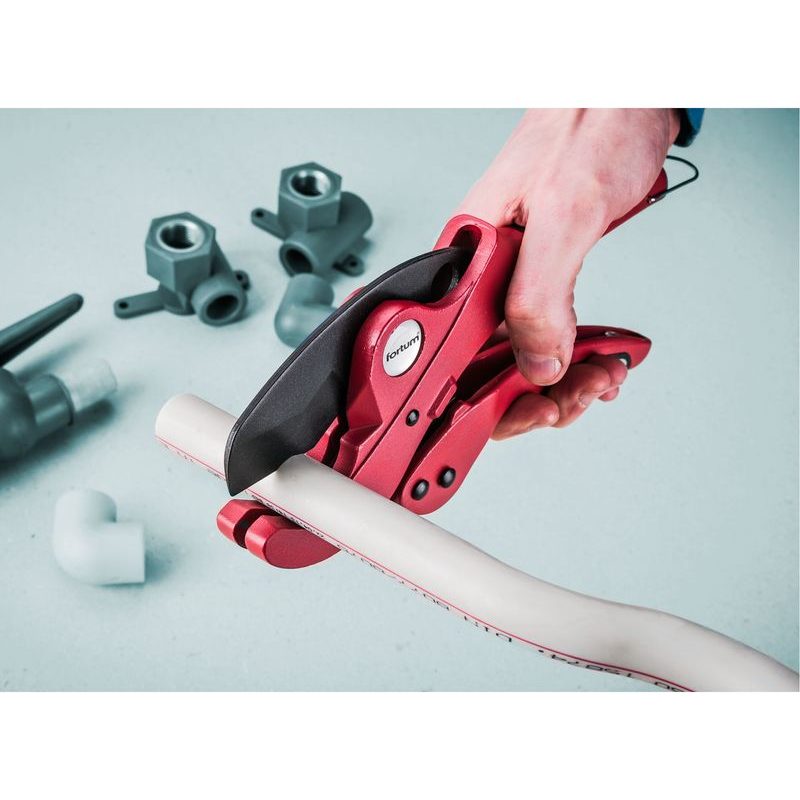 FORTUM NŮŽKY NA PLASTOVÉ TRUBKY, O 0-42MM, TROJÚHEL. BŘIT, 4775011 - NŮŽKY NA PLASTOVÉ TRUBKY (PPR) - RUČNÍ NÁŘADÍ