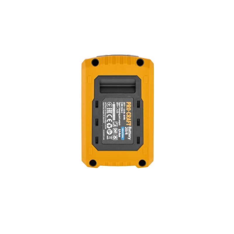BATERIE AKUMULÁTOROVÁ 20V LI-ION, 4000MAH PROCRAFT 20/4 INDUSTRIAL | 20/4 INDUSTRIAL PROCRAFT - PŘÍSLUŠENSTVÍ PROCRAFT - NÁHRADNÍ DÍLY