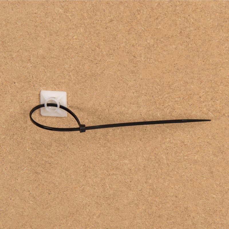 PREMION PREP00033 KABELOVÁ PŘÍCHYTKA SAMOLEPÍCÍ BÍLÁ 19 X 19MM 100KS - STAHOVACÍ PÁSKY, ZDRHY - DÍLNA A GARÁŽ