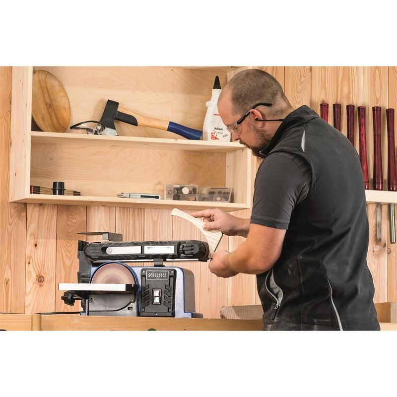 SCHEPPACH BTS 900 MULTIFUNKČNÍ PÁSOVÁ A ČELNÍ BRUSKA - PÁSOVÉ BRUSKY - ELEKTRICKÉ NÁŘADÍ