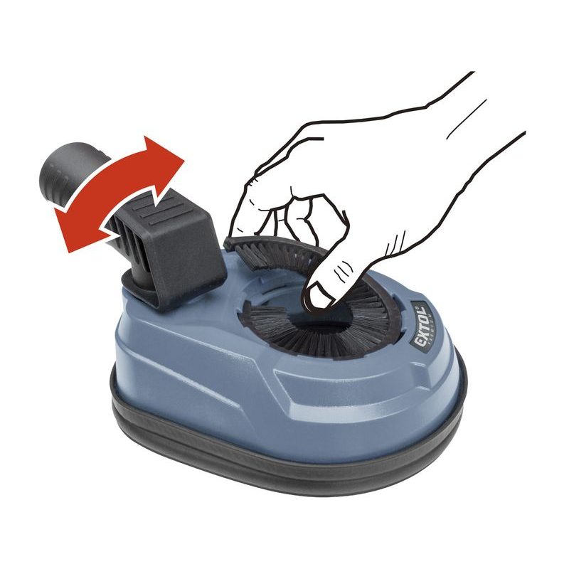 EXTOL PREMIUM LAPAČ PRACHU PŘÍSAVNÝ, PRO VRTÁNÍ DO MAX O 68MM, 8807009 - PRO VYSAVAČE - PŘÍSLUŠENSTVÍ