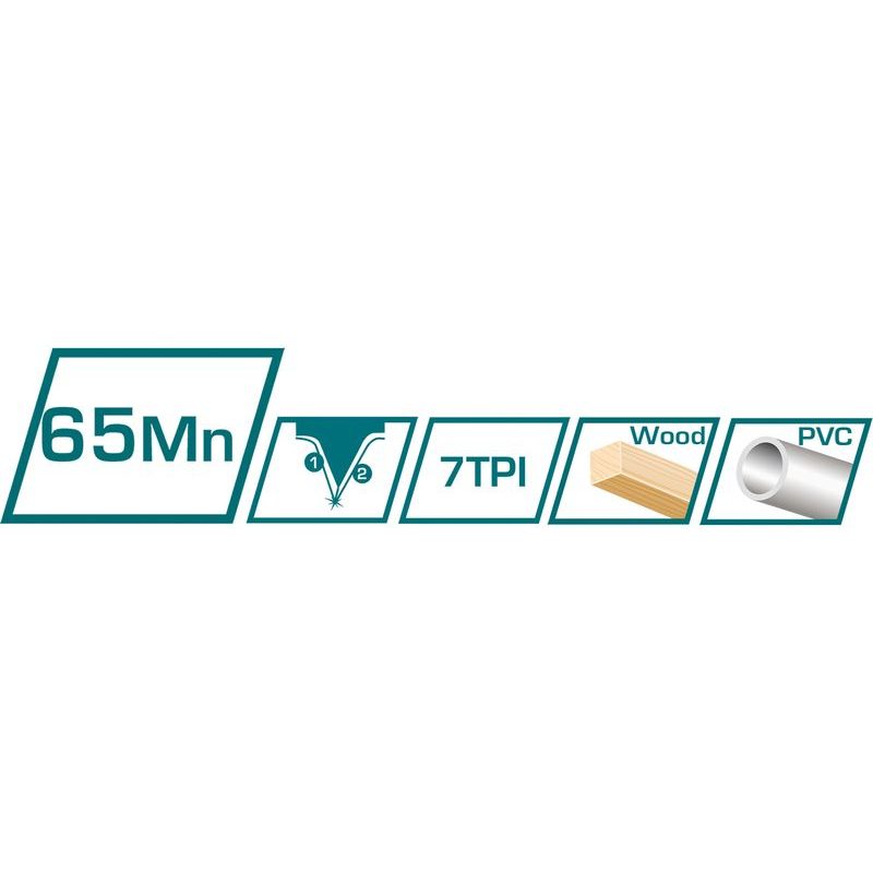 TOTAL PILA OCASKA, 400MM, THT55166 - RUČNÍ PILY - RUČNÍ NÁŘADÍ