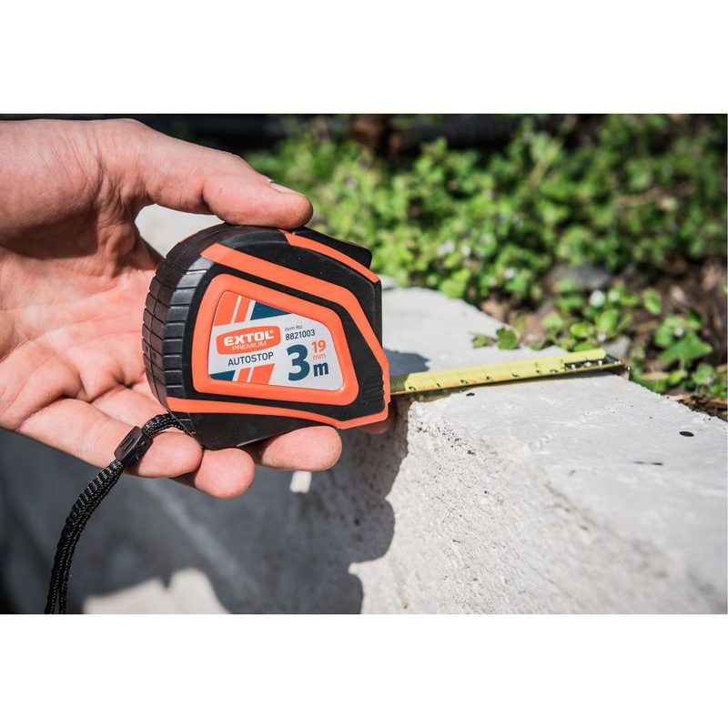 EXTOL PREMIUM METR SVINOVACÍ, 3M, Š. PÁSKU 19MM, 8821003 - SVINOVACÍ METRY - MĚŘÍCÍ TECHNIKA