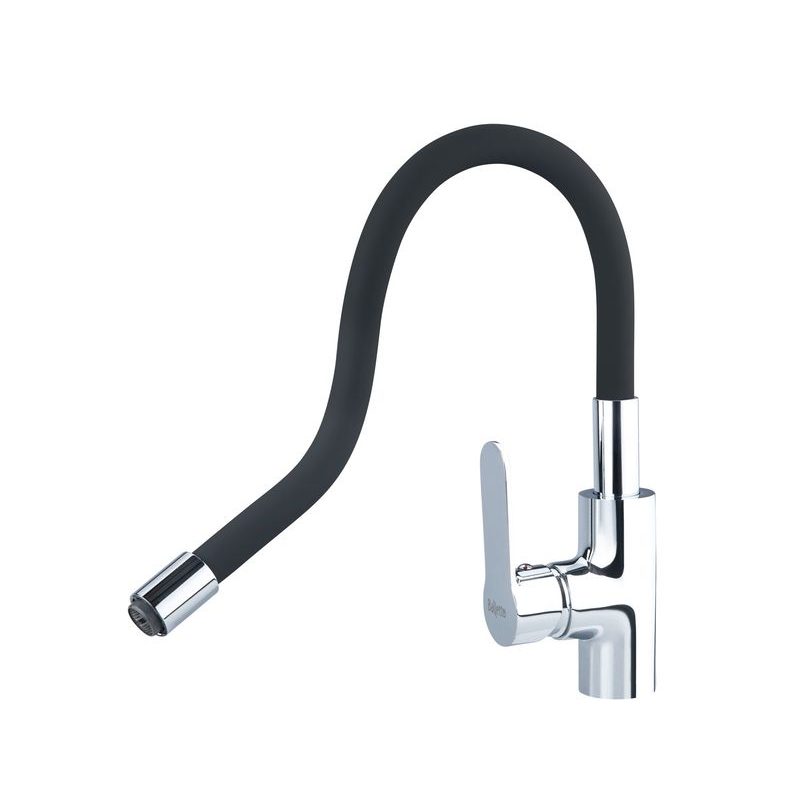 BALLETTO BATERIE UMYVADLOVÁ, STOJÁNKOVÁ S FLEXIBILNÍM RAMÍNKEM, 81120 - UMYVADLOVÉ BATERIE - SANITA