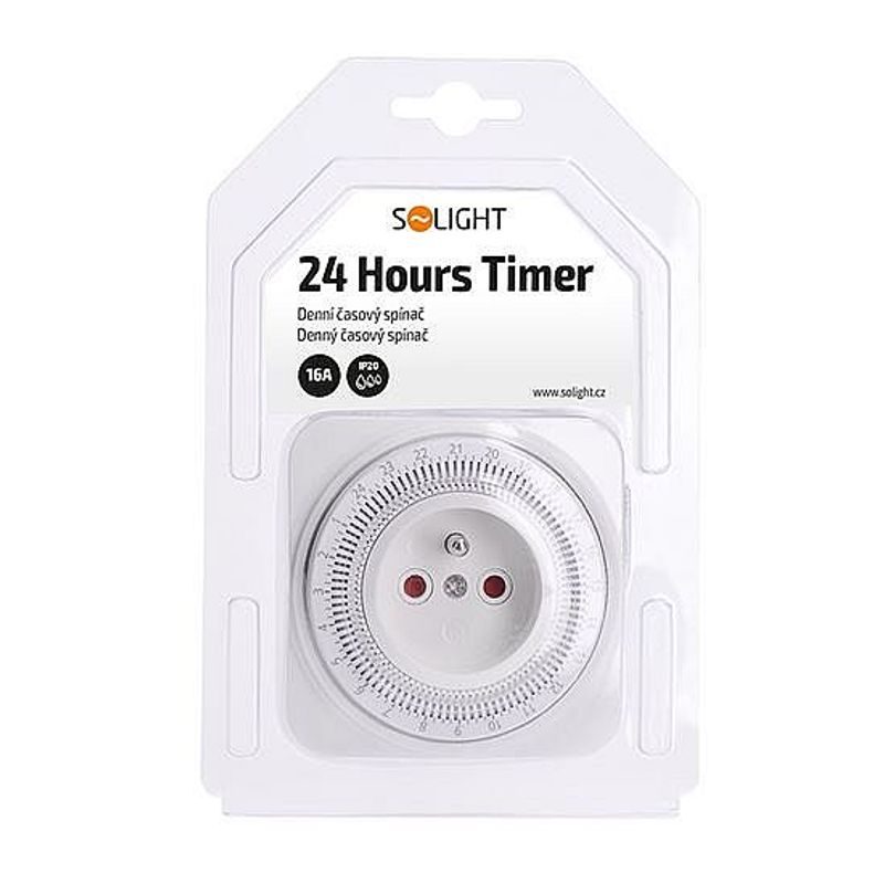 ČASOVÝ SPÍNAČ MECHANICKÝ, DENNÍ 24H., INTERVAL 15MIN, VYPÍNAČ, ČTVERCOVÝ - ELEKTRO - DŮM A DOMÁCNOST, ELEKTRO..