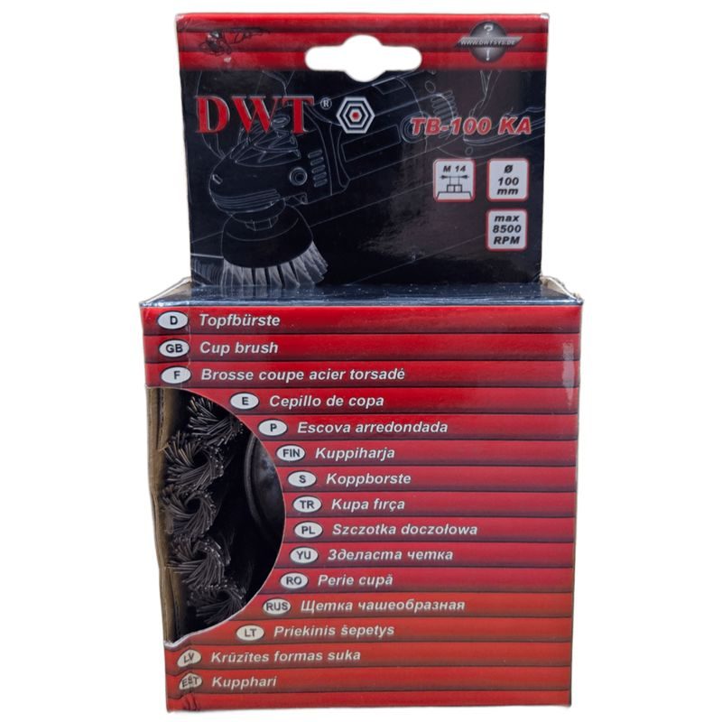 DWT TB-100 KA HRNKOVÝ COPÁNKOVÝ KARTÁČ (100 MM) - PŘÍSLUŠENSTVÍ DWT - NÁHRADNÍ DÍLY