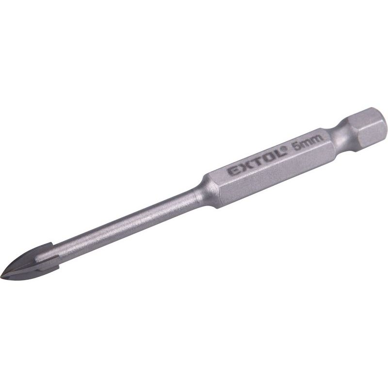 EXTOL PREMIUM VRTÁK NA SKLO A KERAMIKU KARBIDOVÝ, O 5MM, 8801885 - VRTÁKY DO SKLA A KERAMIKY - PŘÍSLUŠENSTVÍ