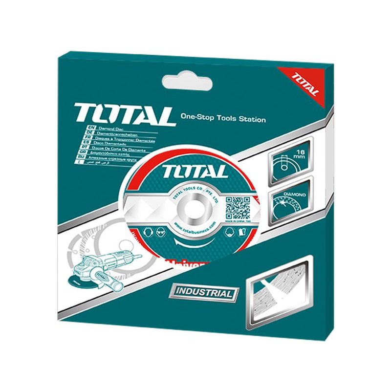 TOTAL KOTOUČ DIAMANTOVÝ ŘEZNÝ SEGMENTOVÝ, SUCHÉ I MOKRÉ ŘEZÁNÍ, 2KS, TAC21111532 - DIA KOTOUČ 115 MM - PŘÍSLUŠENSTVÍ