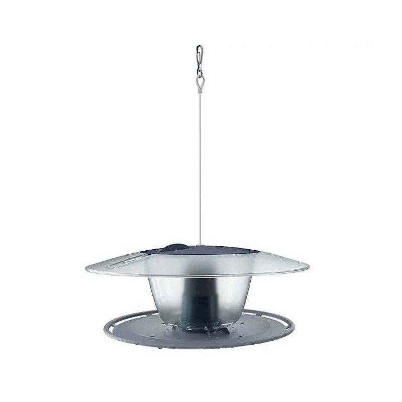 KRMÍTKO PRO PTÁKY BIRDYFEED ROUND ANTRACIT 29,4CM - PRO CHOVATELE - KRMIVA