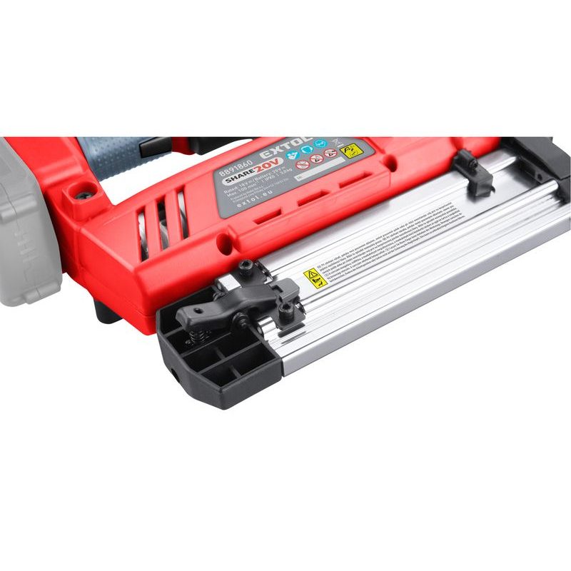 EXTOL PREMIUM PLFNL-725 HŘEBÍKOVAČKA/SPONKOVAČKA AKU SHARE20V, 20V LI-ION, BEZ BATERIE A NABÍJEČKY, 8891861 - AKU SPONKOVAČKY, HŘEBÍKOVAČKY - AKU NÁŘADÍ