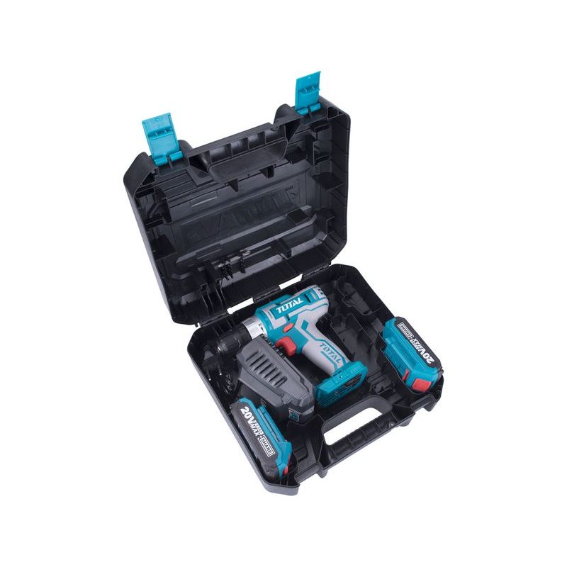 TOTAL VRTACÍ ŠROUBOVÁK AKU, 20V LI-ION (2X), 2000MAH, TDLI200215 - AKU ŠROUBOVÁK 18V - 20V - AKU NÁŘADÍ