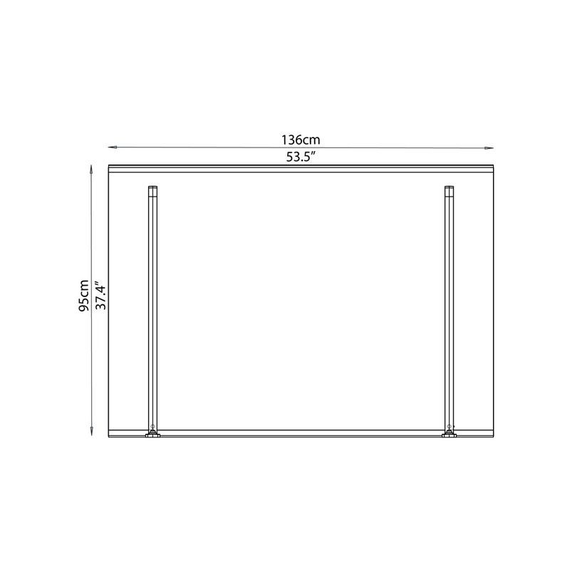 PALRAM - CANOPIA CALISTO 1350 VCHODOVÁ STŘÍŠKA - PERGOLY - DŮM A DOMÁCNOST, ELEKTRO..