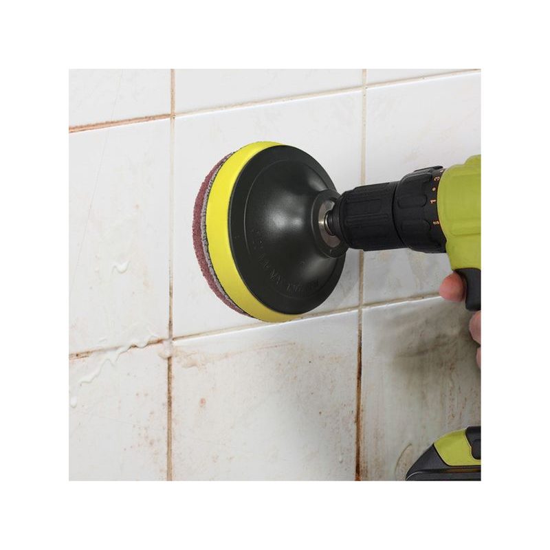 EXTOL CRAFT SADA ČISTÍCÍCH/LEŠTÍCÍCH VÝSEKŮ NA VRTAČKU 10KS, PRŮMĚR 100MM, 3X3DRUHY, 904002 - PRO LEŠTIČKY - PŘÍSLUŠENSTVÍ