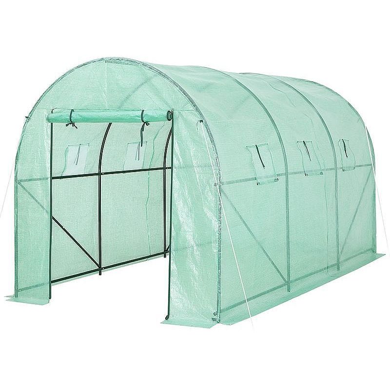 ZAHRADNÍ FÓLIOVNÍK 350X200X200CM (DXŠXV), PAŘENIŠTĚ - SKLENÍK, FOLIOVNÍK - ZAHRADA
