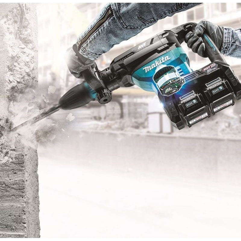 MAKITA HM002GZ03 - AKU BOURACÍ KLADIVO SDSMAX S AWS LI-ION XGT 2X40V, KUFR,BEZ AKU Z - AKU VRTACÍ, SEKACÍ A KOMBINOVANÁ KLADIVA - AKU NÁŘADÍ