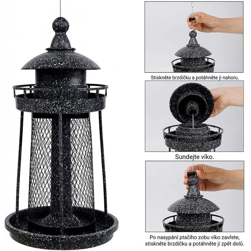 KRMÍTKO PRO PTÁKY 32X17CM, 950ML, PLASTOVÉ - PRO CHOVATELE - KRMIVA