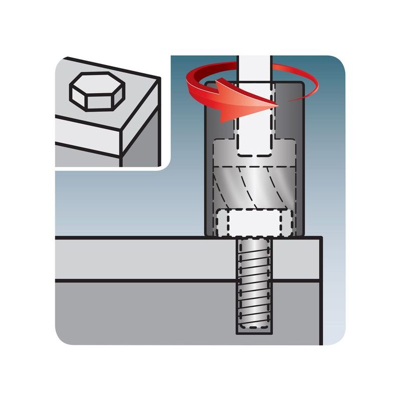 EXTOL PREMIUM HLAVICE NA UVOLŇOVÁNÍ ŠROUBŮ A MATIC, SADA 10KS, 3/8", 10-19MM, CRMO, 8818141 - VYTAHOVAČE ŠROUBŮ - DÍLNA A GARÁŽ