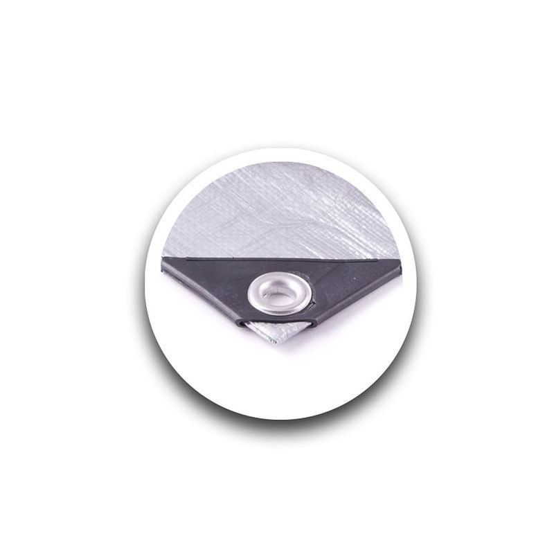 PLACHTA 130G ŠEDÁ 2X3M - SILNÉ 150 G/M2 - DÍLNA A GARÁŽ