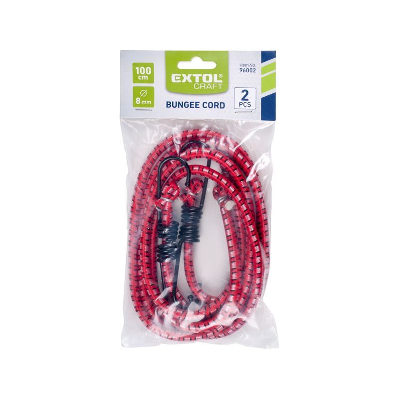 EXTOL CRAFT GUMY UPÍNACÍ, BALENÍ 2KS, 100CM X O 8MM, 96002 - UPÍNACÍ PÁSY (KURTNY) A GUMY - DÍLNA A GARÁŽ