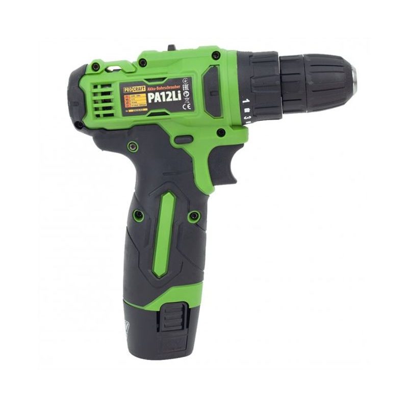 AKU VRTACÍ ŠROUBOVÁK PROCRAFT PA12LI COMPACT | PA12LI COMPACT PROCRAFT - AKU ŠROUBOVÁK 12 V - AKU NÁŘADÍ