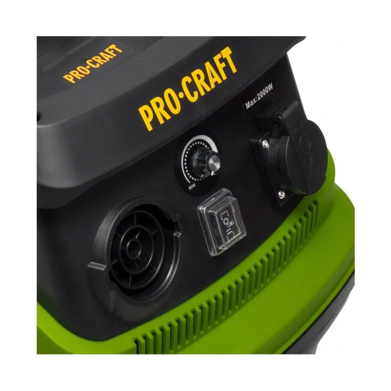 PRŮMYSLOVÝ VYSAVAČ PROCRAFT VP2000 | VP2000 PROCRAFT - VYSAVAČE PRO SUCHÉ I MOKRÉ SÁNÍ - ELEKTRICKÉ NÁŘADÍ
