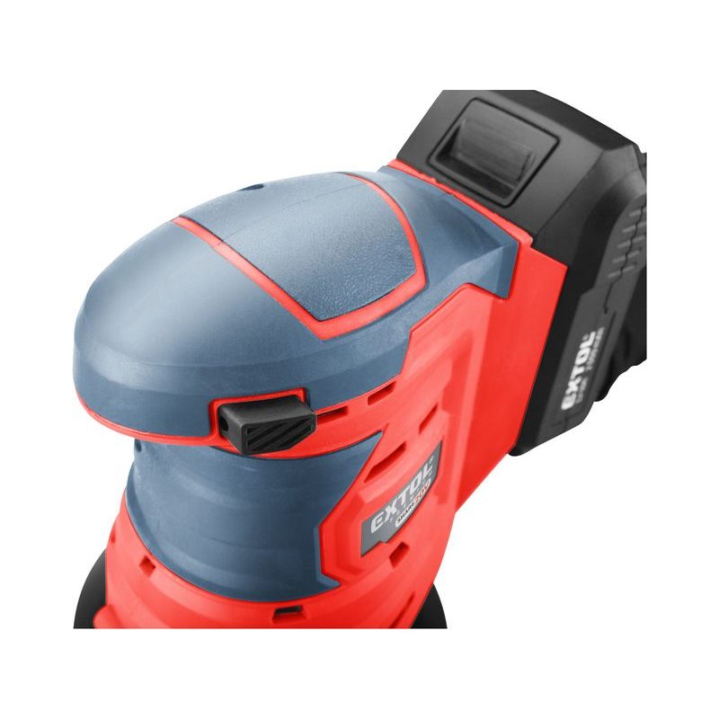 EXTOL PREMIUM BRUSKA EXCENTRICKÁ AKU SHARE20V, 125MM, 20V LI-ION, 2AH, 8891846 - AKU EXCENTRICKÉ BRUSKY - AKU NÁŘADÍ