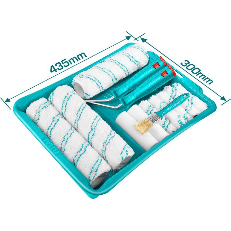 TOTAL MALÍŘSKÝ SET, 14KS, VNITŘNÍ MALBA, THT862302 - VÁLEČKY - DŮM A DOMÁCNOST, ELEKTRO..