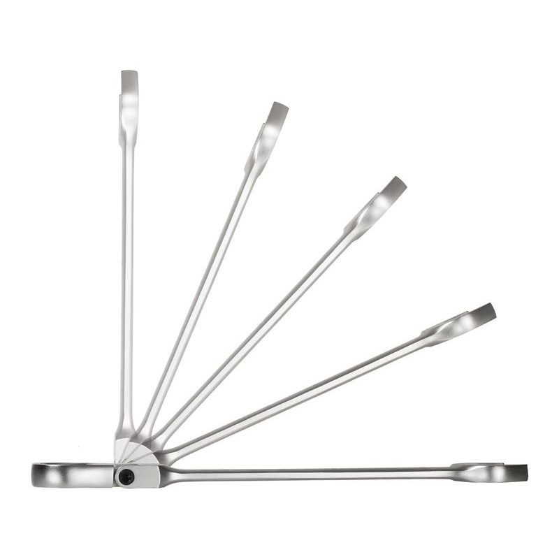 FORTUM KLÍČ RÁČNOVÝ OČKOPLOCHÝ S KLOUBEM, 72 ZUBŮ, 8MM, L 134MM, 4720208 - KLÍČE OČKO/OTEVŘENÉ - RUČNÍ NÁŘADÍ