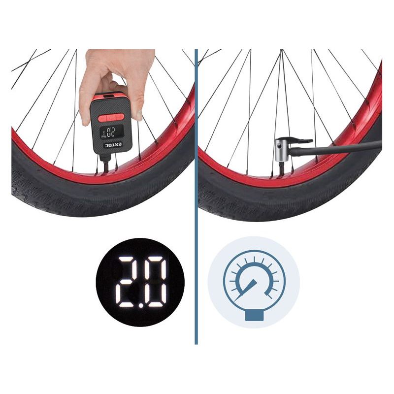 EXTOL PREMIUM KOMPRESOR AKU, 10,3BAR, USB NABÍJENÍ, 8891512 - AKU KOMPRESORY - AKU NÁŘADÍ