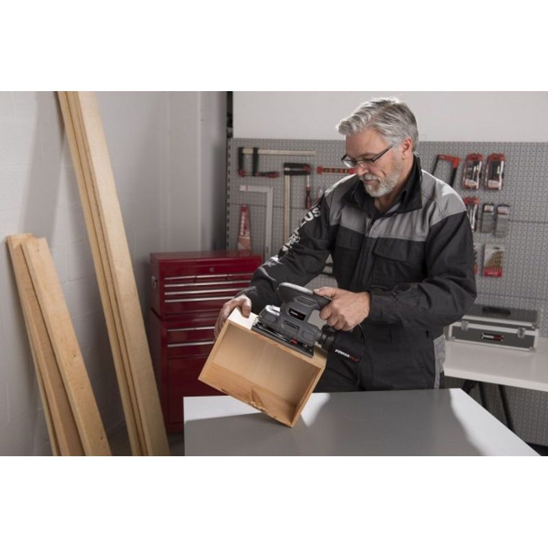 POWERPLUS POWE40010 VIBRAČNÍ BRUSKA 180 W - VIBRAČNÍ BRUSKY - ELEKTRICKÉ NÁŘADÍ