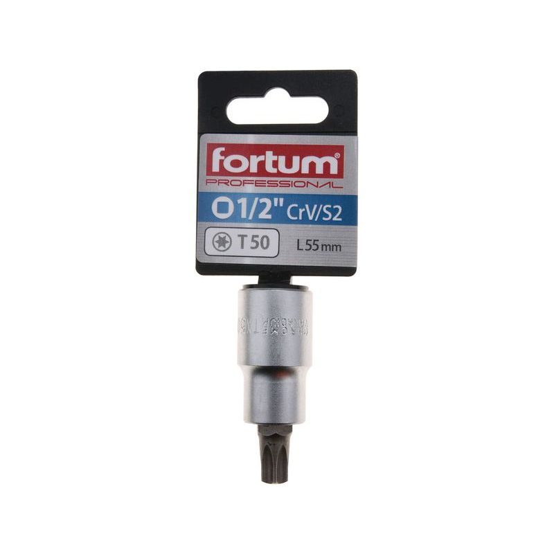 FORTUM HLAVICE ZÁSTRČNÁ 1/2" HROT TORX, T50, L 55MM, 4700726 - ZÁSTRČNÉ HLAVICE - RUČNÍ NÁŘADÍ