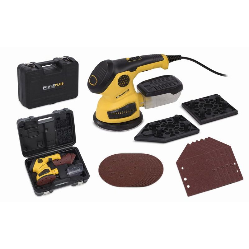 POWERPLUS POWX0485 MULTIFUNKČNÍ BRUSKA 3V1 260 W - EXCENTRICKÉ BRUSKY - ELEKTRICKÉ NÁŘADÍ