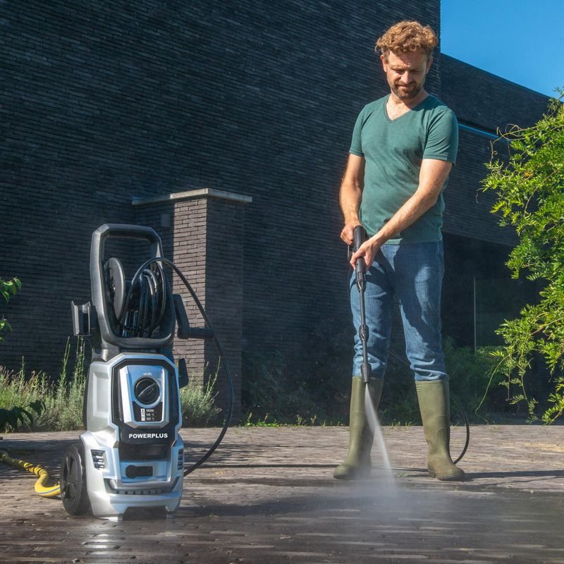POWERPLUS POWXG90411 ELEKTRICKÁ TLAKOVÁ MYČKA 1800W 140BAR - TLAKOVÉ MYČKY ELEKTRICKÉ - ZAHRADA