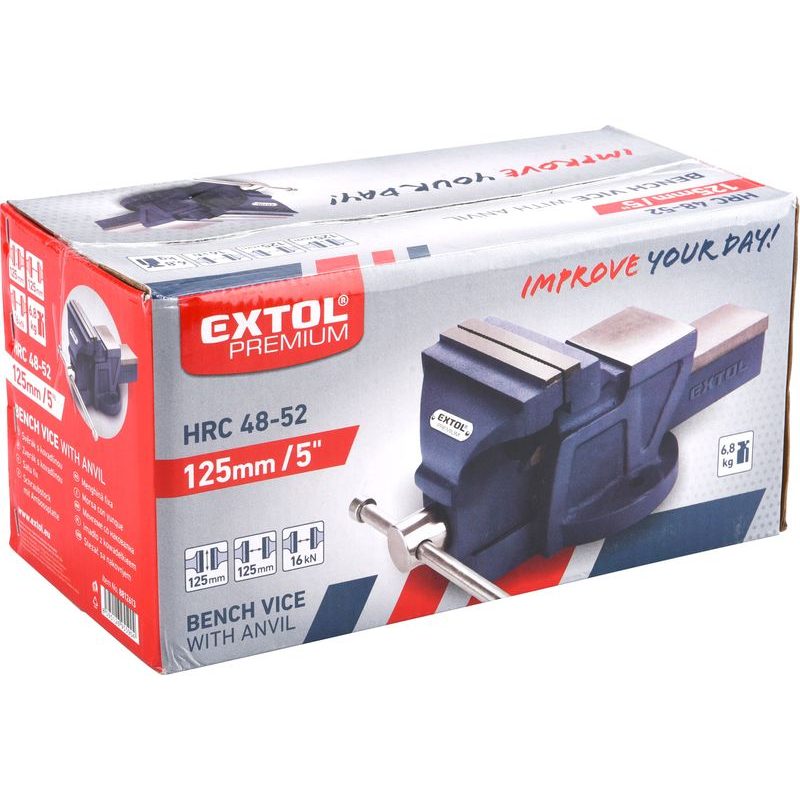 EXTOL PREMIUM SVĚRÁK S KOVADLINOU, 125MM, 8812613 - SVĚRÁKY - DÍLNA A GARÁŽ