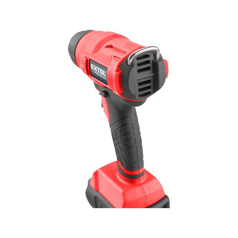 EXTOL PREMIUM PISTOLE HORKOVZDUŠNÁ AKU SHARE20V, 550°C, 20V LI-ION, 2AH, 8891866 - AKU SPECIALITY - AKU NÁŘADÍ
