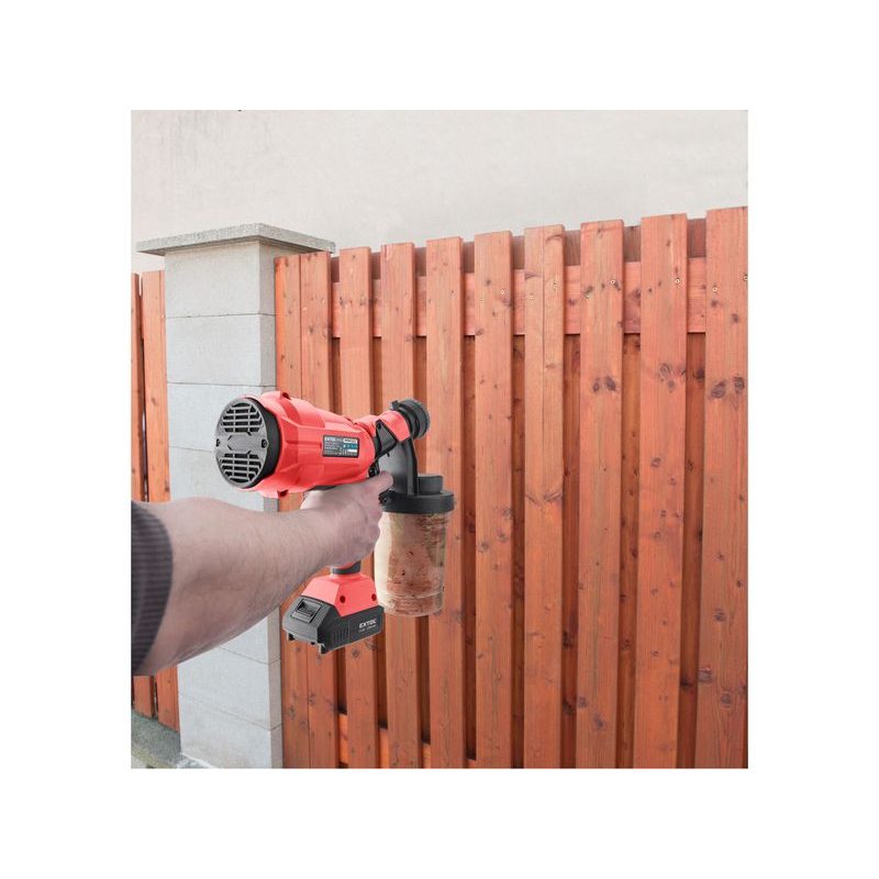 EXTOL PREMIUM 8891863 PISTOLE STŘÍKACÍ HVLP AKU SHARE20V, 20V LI-ION, BEZ BATERIE A NABÍJEČKY, 8891863 - AKU SPECIALITY - AKU NÁŘADÍ