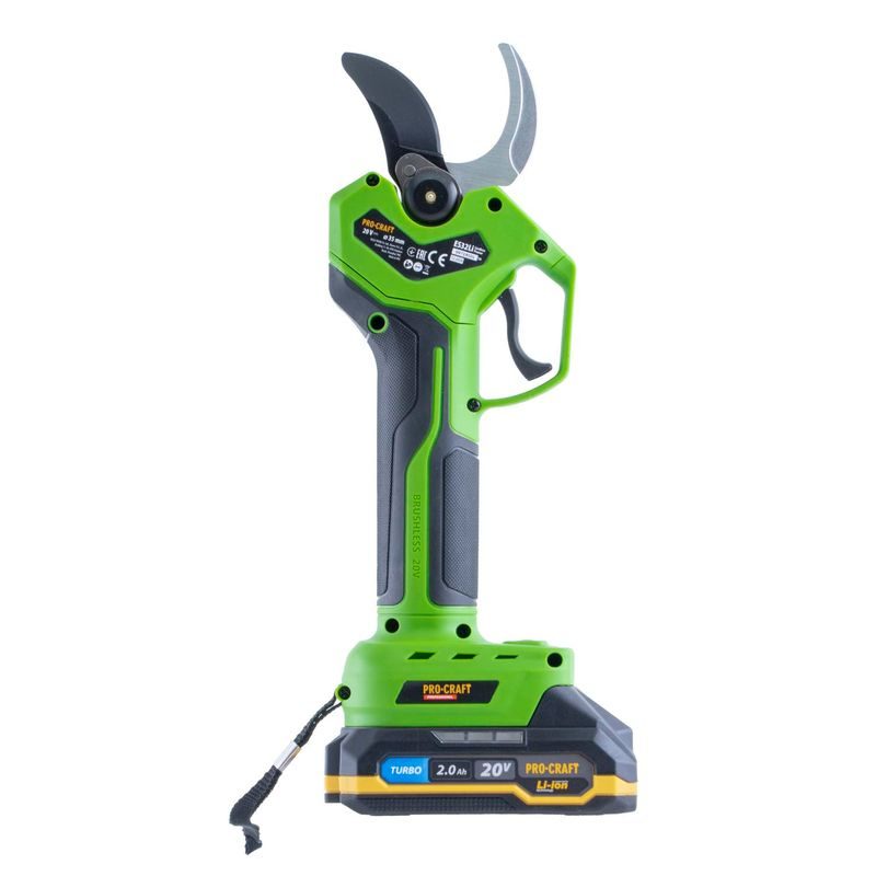 SADA AKU NŮŽKY NA VĚTVE PROCRAFT ES32LI + 2X NÁHRADNÍ ČEPELE | SES32LI/BLADES PROCRAFT - AKU NŮŽKY NA VĚTVE - ZAHRADA