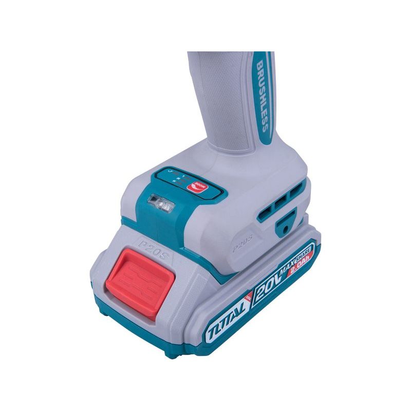 TOTAL UTAHOVÁK RÁZOVÝ AKU 1/2", BRUSHLESS, 400NM, 20 V LI-ION (2X), INDUSTRIAL, TIWLI2040 - RÁZOVÝ UTAHOVÁK 18V - AKU NÁŘADÍ