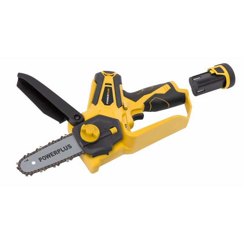 POWERPLUS POWXG1040 AKU JEDNORUČNÍ ŘETĚZOVÁ PILA 12V LI-ION 100MM 1BAT - PROŘEZÁVACÍ PILY - ZAHRADA