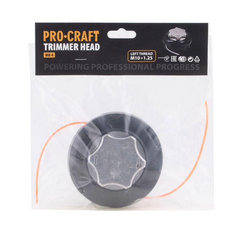 STRUNOVÁ HLAVA (KOVOVÝ SPODEK) PROCRAFT | MR-4 PROCRAFT - POLO-AUTOMATICÉ HLAVY TAP & GO - ZAHRADA