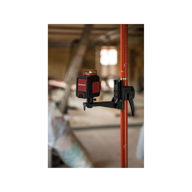 FORTUM LASER ZELENÝ 2D LINIOVÝ, KŘÍŽOVÝ SAMONIVELAČNÍ, 4780214 - LINIOVÉ LASERY - MĚŘÍCÍ TECHNIKA