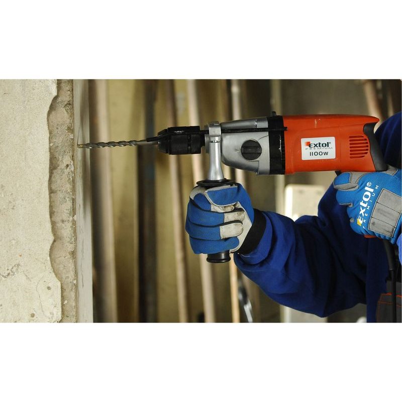 EXTOL PREMIUM ID 1100 CF VRTAČKA S PŘÍKLEPEM, CLICK-LOCK, 1100W, 8890052 - PŘÍKLEPOVÉ VRTAČKY - ELEKTRICKÉ NÁŘADÍ