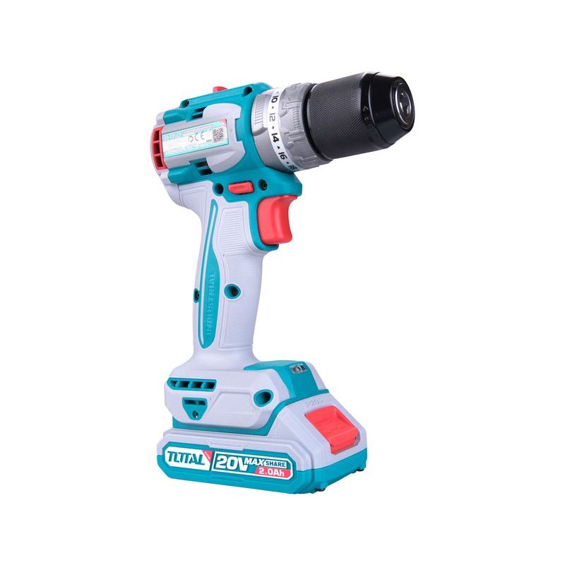 TOTAL VRTACÍ ŠROUBOVÁK AKU S PŘÍKLEPEM, BRUSHLESS, 20V LI-ION (2X), INDUSTRIAL, TIDLI20602E - PŘÍKLEPOVÝ ŠROUBOVÁK 18V - 20V - AKU NÁŘADÍ