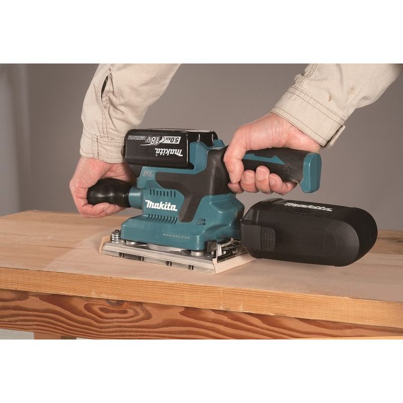 MAKITA DBO380Z - AKU VIBRAČNÍ BRUSKA 93X185MM LI-ION LXT 18V,BEZ AKU Z - AKU BRUSKY - AKU NÁŘADÍ